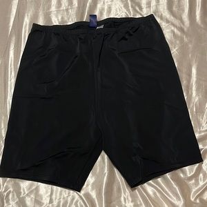 Black swim shorts, size 24